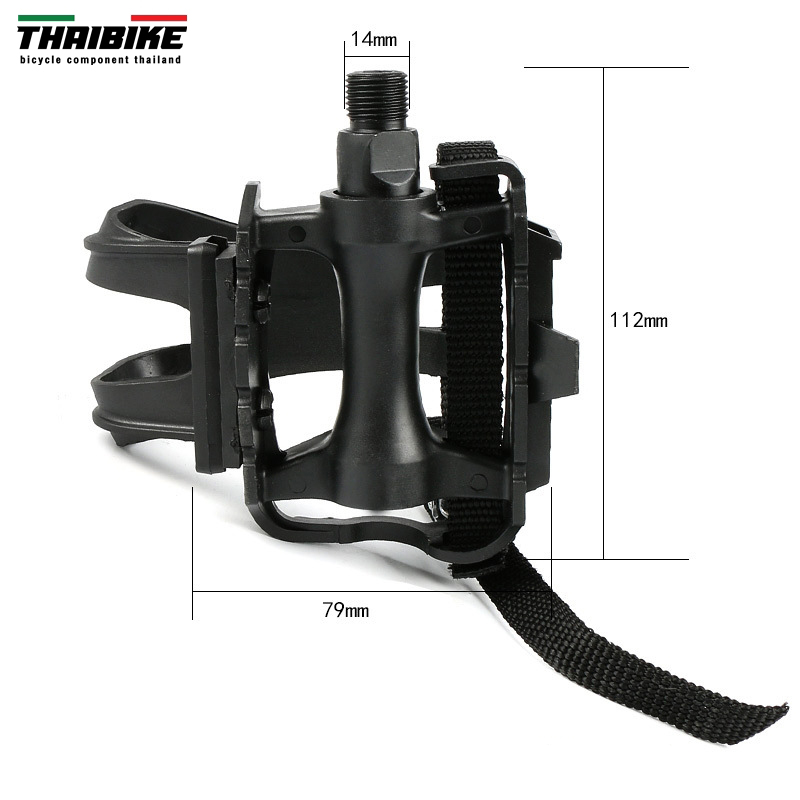 บันไดจักรยานพร้อมตะกร้อ THAIBIKE M001 บันไดเสือหมอบ เสือภูเขา แกนใหญ่