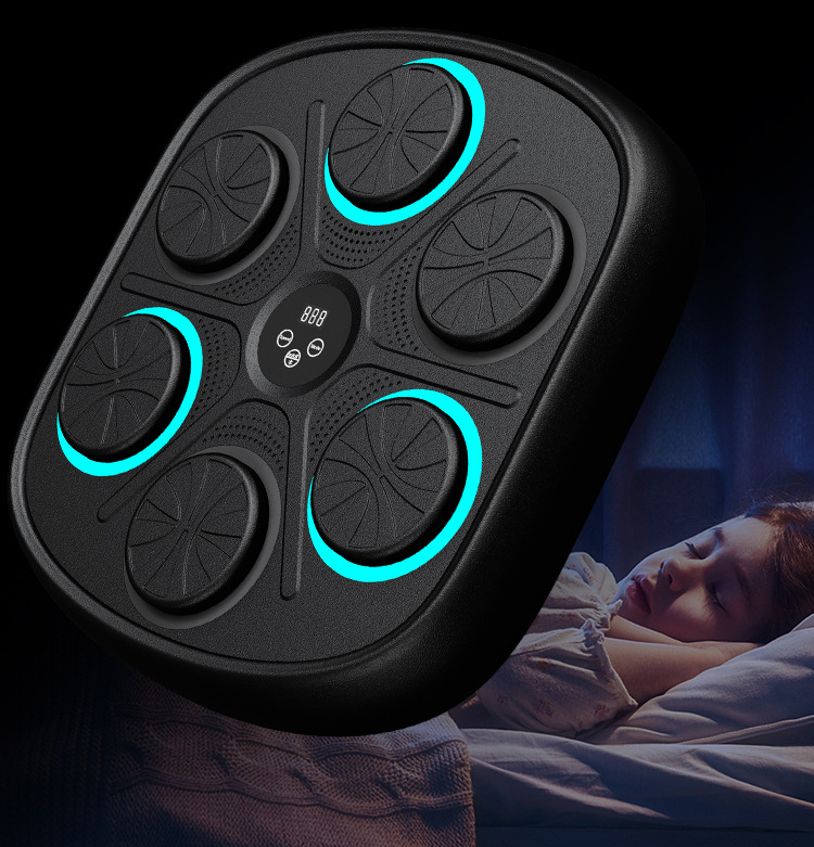 แท่นซ้อมมวย ติดผนัง มีโปรแกรมนับจำนวน พร้อมถุงมือ สสินค้าพร้อมส่งในไทย