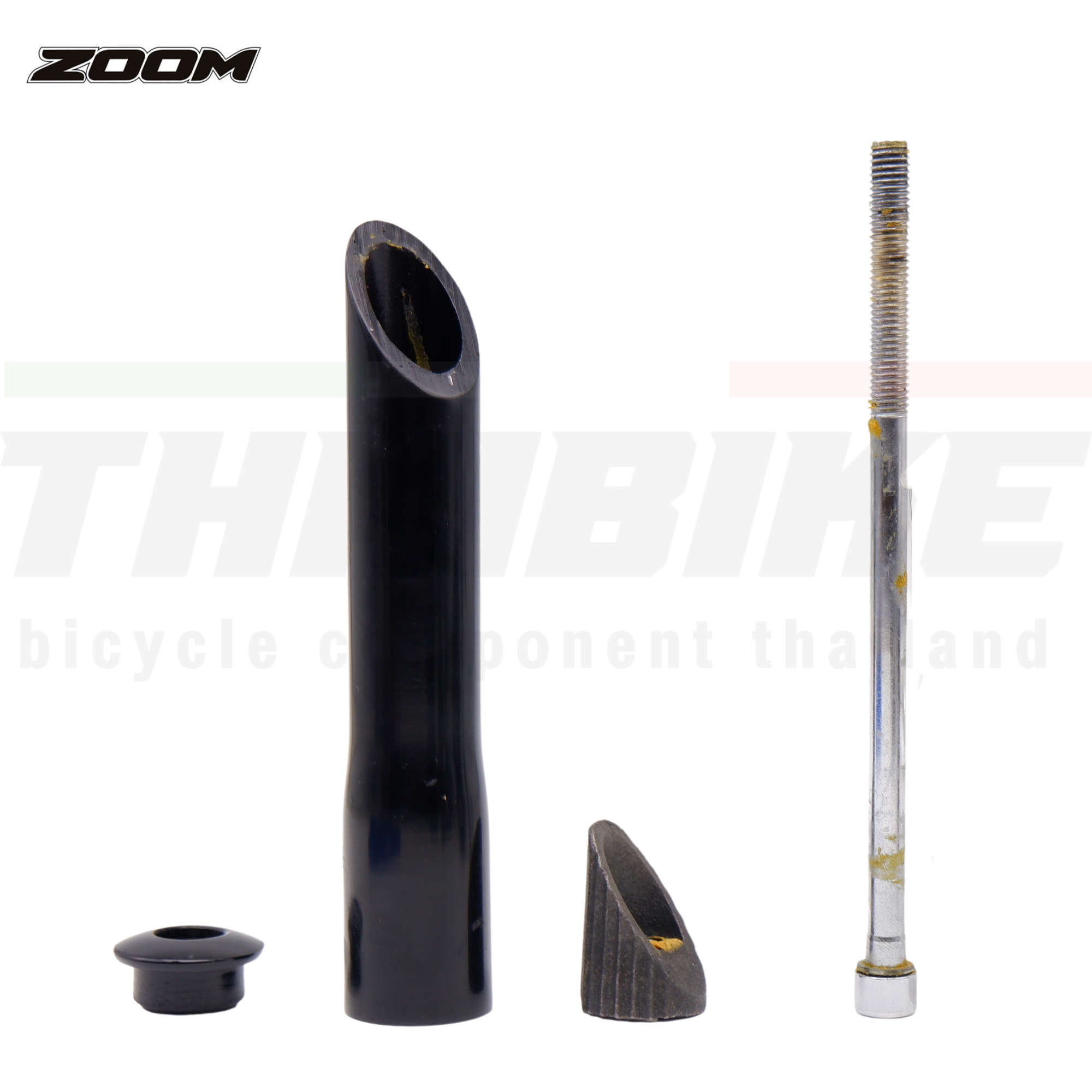 ADAPTER แปลงคอจุ่มจักรยานเป็นคอหนีบ ZOOM 25.4 คอซาง