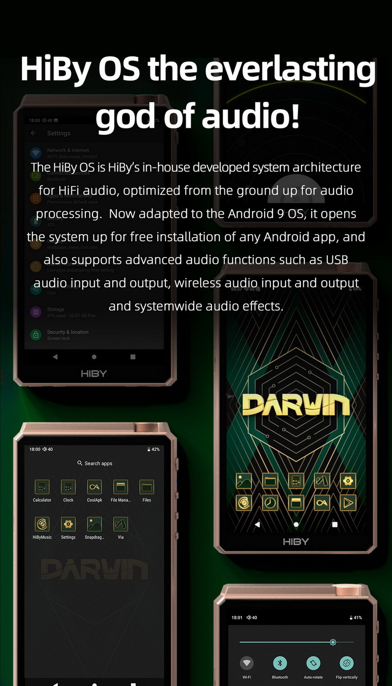 ขาย Hiby RS6 DAP พกพา สถาปัตยกรรม Darwin ระดับเรือธง รองรับ MQA16x ประกันศูนย์ไทย