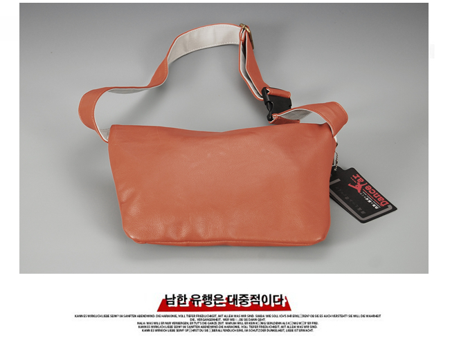 กระเป๋าแฟชั่น กระเป๋าคาดอด พร้อมส่ง หนังสีส้ม คาดเอวก็ได้ สายยาวปรับได้