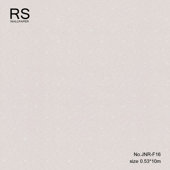 วอลเปเปอร์ ลายจุดสีขาว พื้นน้ำตาล No.JNR-F16