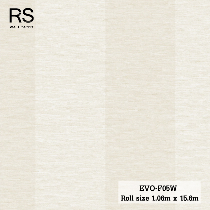 วอลเปเปอร์ สีครีมอ่อนสลับสีเข้ม EVO-F05W