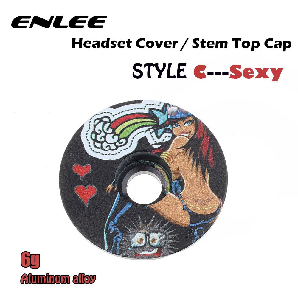 ฝาปิดสเต็มจักรยาน ลายแฟชั่น ENLEE Aluminum Alloy Cover