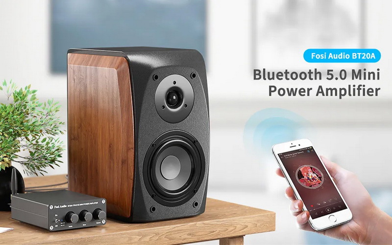Fosi Audio BT20A Bluetooth Amplifier ClassD ชิป TPA3116D2 x2 ประกันศูนย์ไทย