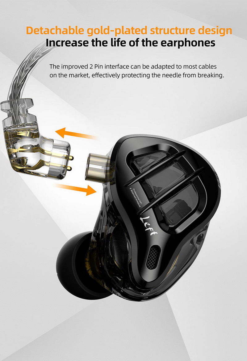 KZ ZAR หูฟัง Hybrid 8 ไดรเวอร์ 7BA+1DD ระดับเรือธง ประกันศูนย์ไทย