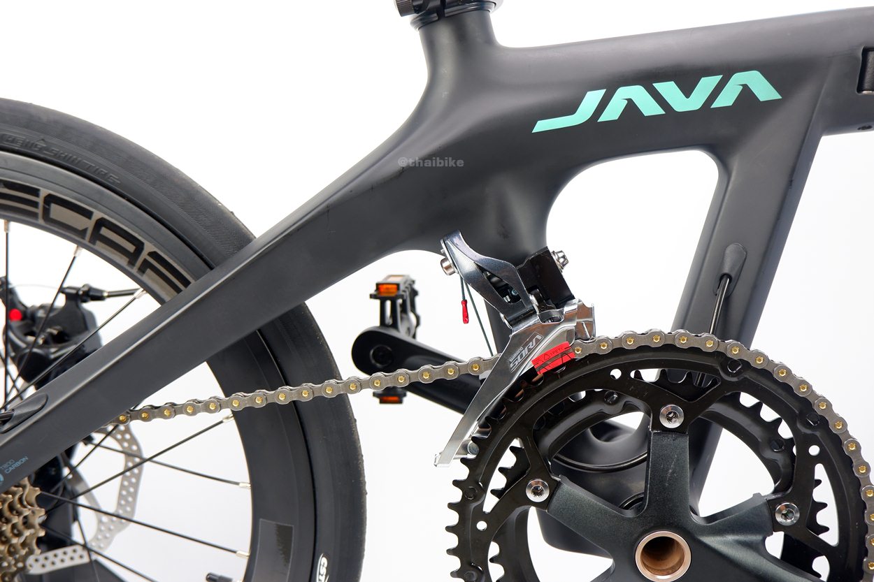 จักรยานพับได้คาร์บอนแท้ JAVA ARiA 18sp น้ำหนักเบา พับได้ Full Carbon FoldingBike