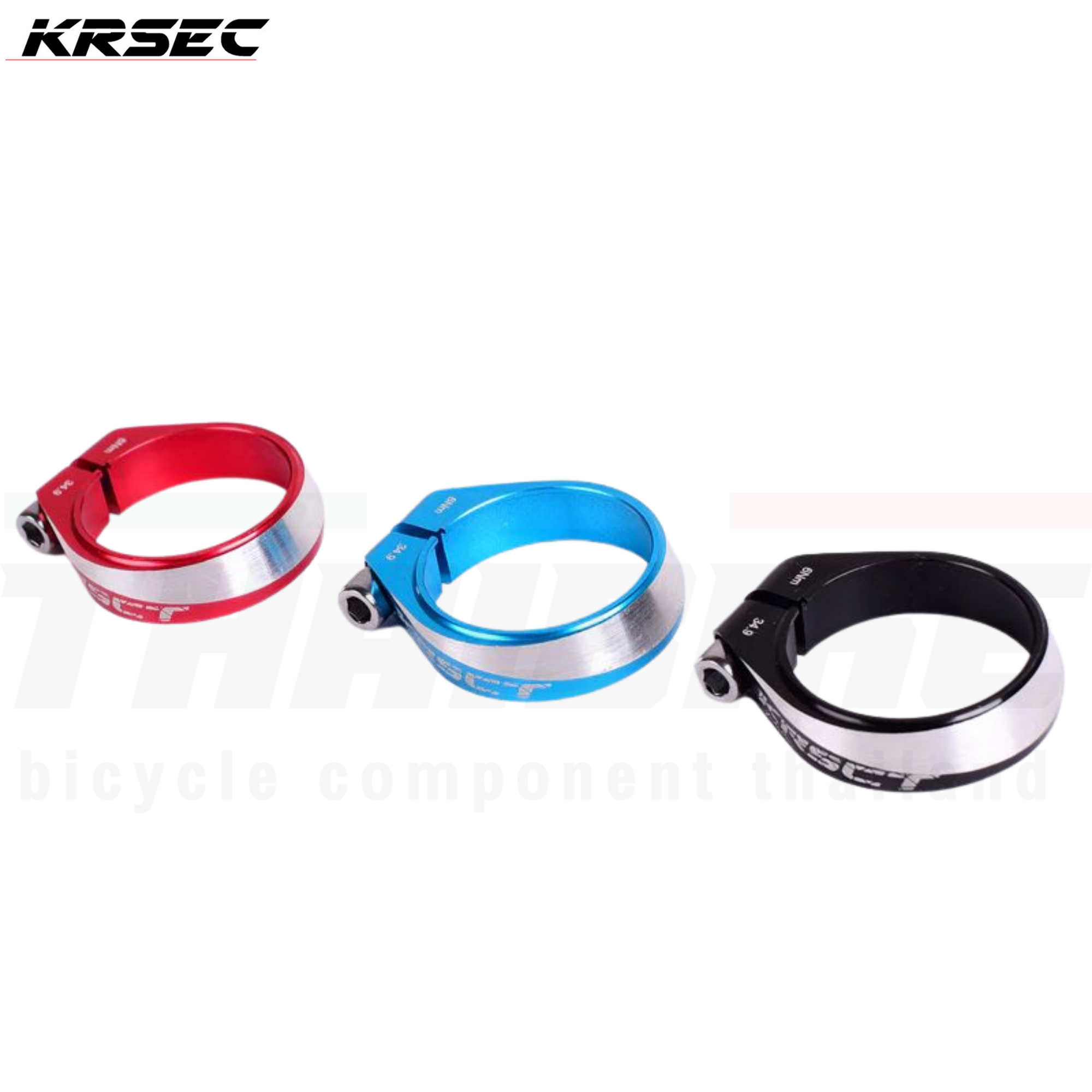 รัดหลักอานจักรยาน KRSEC CNC 6061 aluminum alloy 34.9MM