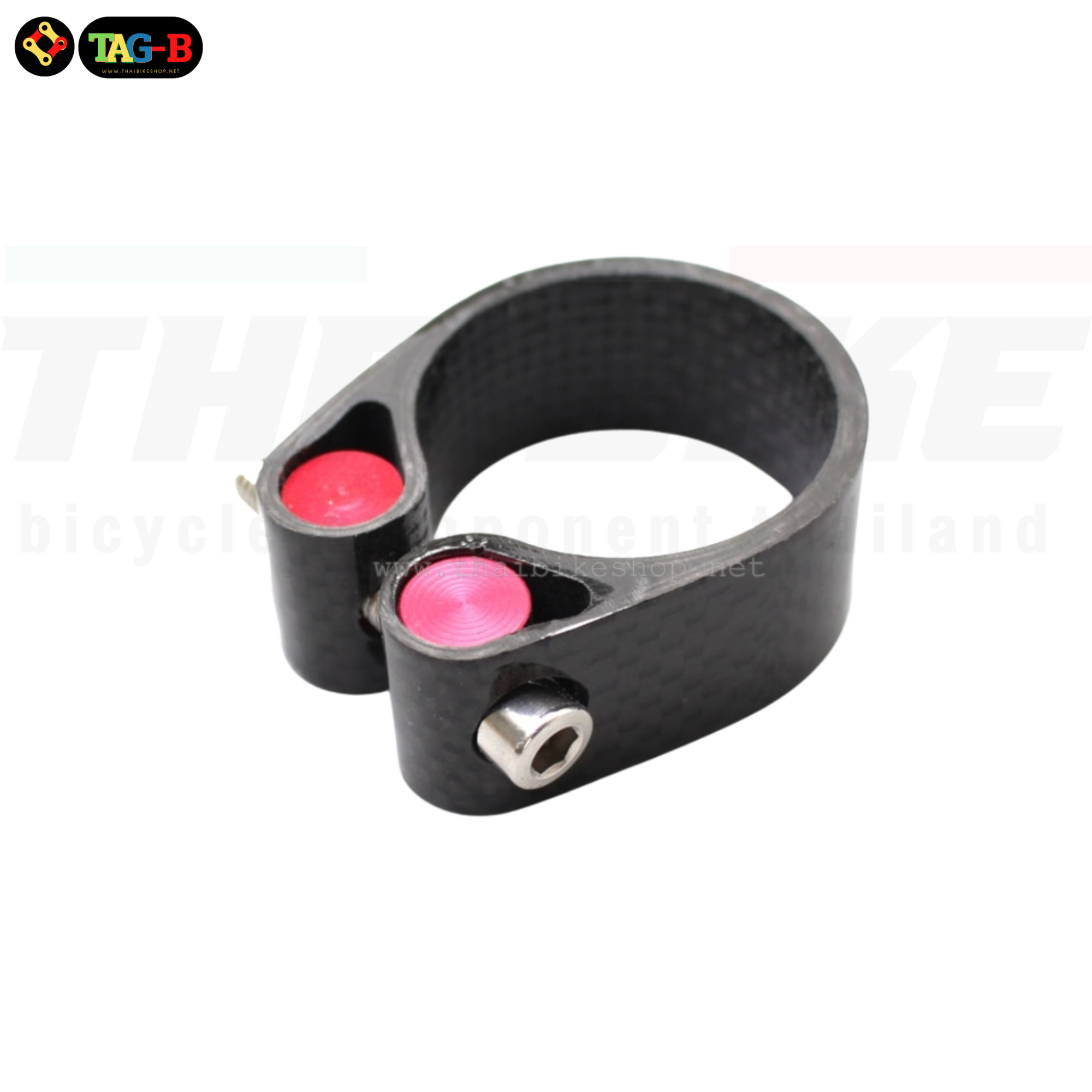 รัดหลักอานคาร์บอน EC90 รัดหลักอานจักรยานแบบปลดช้า 34.9/31.8