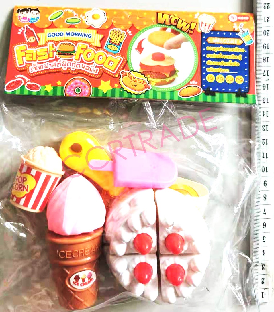 เซ็ทขนมหวานผ่าได้ถุง PVC 18x20.5 ซม.