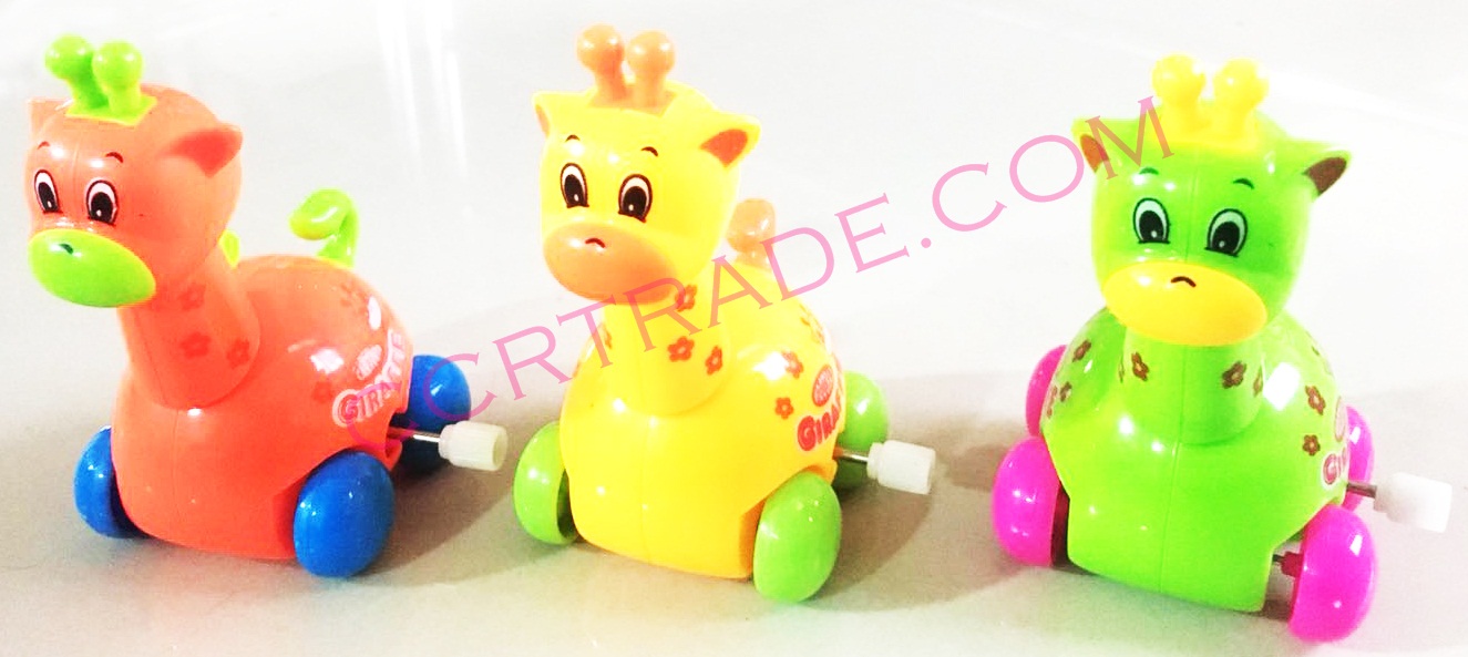 ยีราฟสีสดไขลานกล่อง 27 ซม.