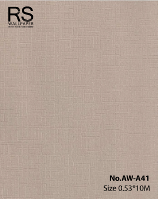วอลเปเปอร์สีน้ำตาลอ่อน มีเทกเจอร์ No.AW-A41