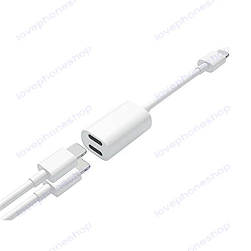 สาย Y Cable ของแท้ ตัวแยกช่องหูฟัง สายแปลงหูฟัง iphone สำหรับ ios / iPhone / iPad ส่งฟรี!!