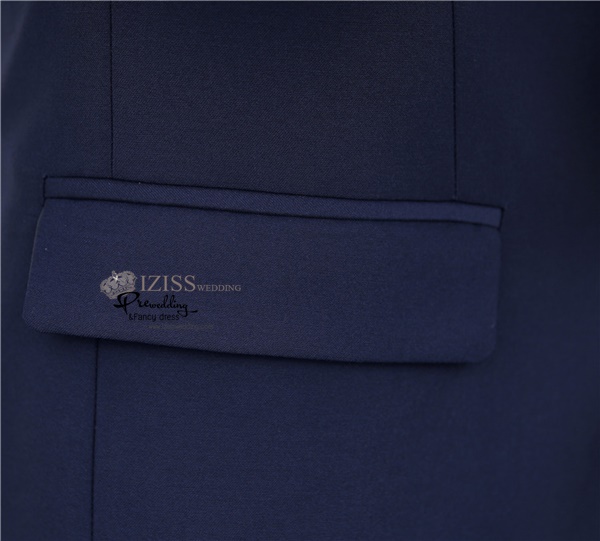 ST113- **พรีออเดอร์มีสีน้ำเงินและสีดำ** สูทยาวแฟนซีผู้ชายสีน้ำเงินและสีดำ ชุดสูทเจ้าบ่าว สูทแฟนซี ถ่ายพรีเวดดิ้ง & ชุดแต่งงานแฟนซี (Fancy wedding dress) สูทผู้ชายสีน้ำเงิน และสีดำ