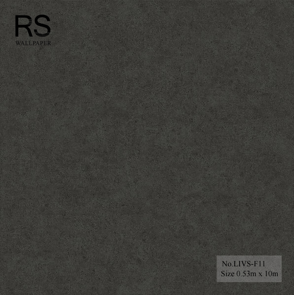 วอลเปเปอร์ ลายปูนเปลือยสีดำ No.LIVS-F11