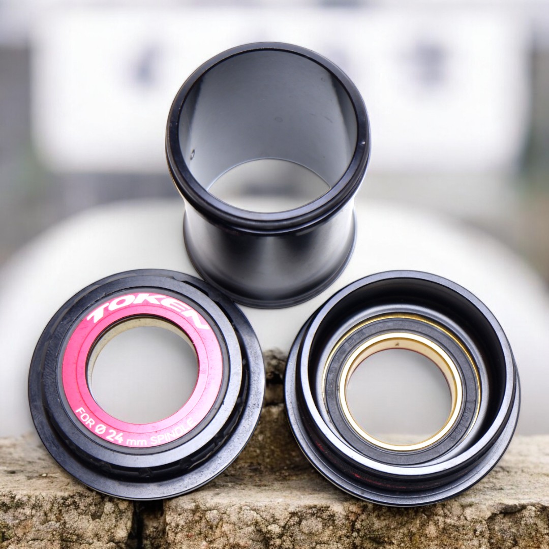 T47R24 Bottom Bracket for T47 Frames & Shimano Cranks | ตลับกระโหลก T47 สำหรับเฟรม Outboard และขาจาน Shimano (แกน24มม.)