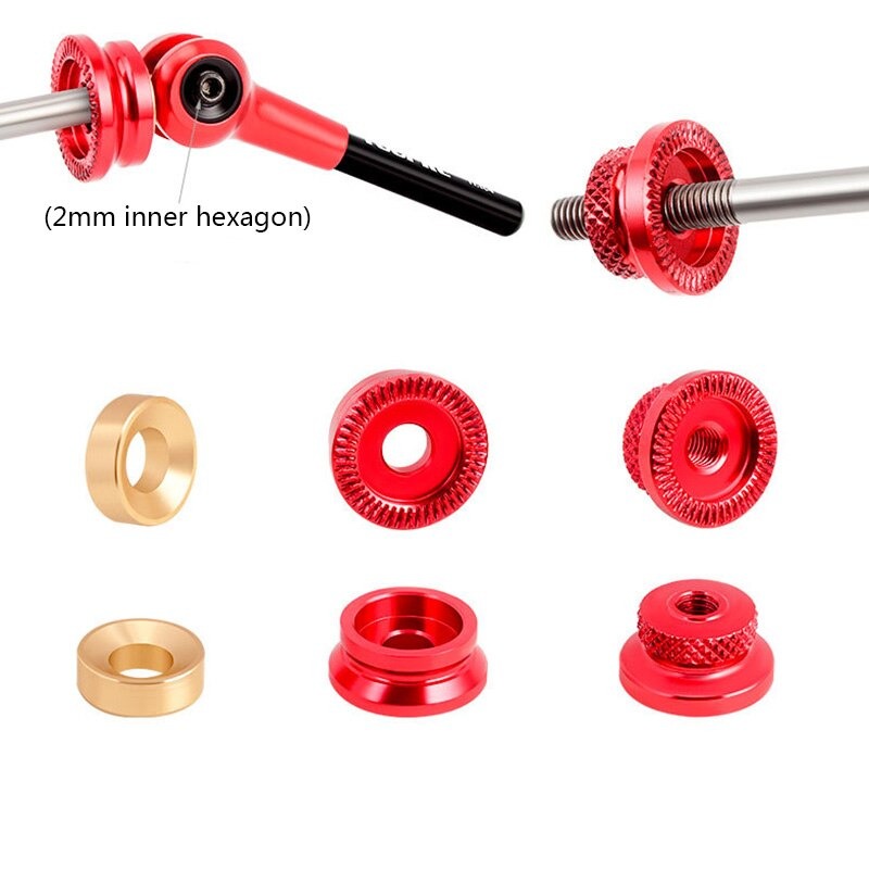 แกนปลดไทเทเนี่ยม TOOPRE แกนปลดล้อจักรยาน 52 กรัม