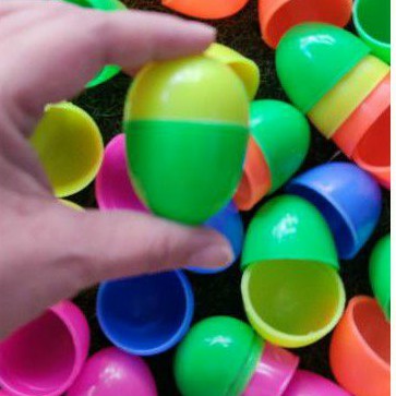 ไข่จับฉลาก ขนาดเท่าไข่ไก่ หลากสี 10 ฟอง ♥️ส่งไว♥️งานดี