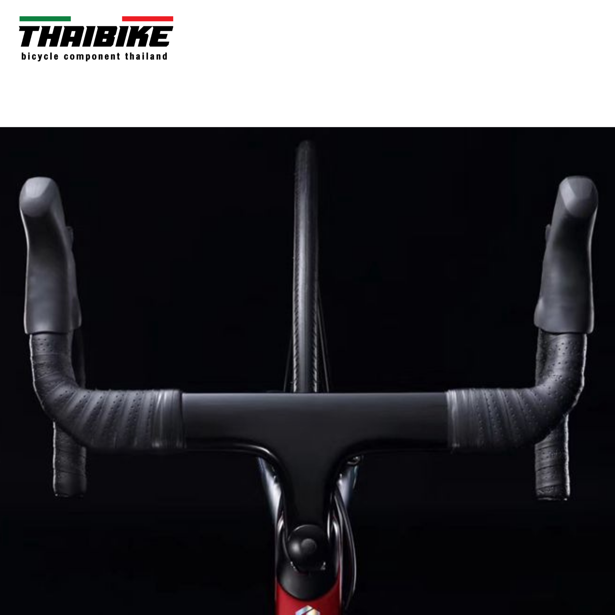 แฮนด์จักรยานคาร์บอนแบบอินทริเกต THAIBIKE Carbon Fiber Integrated Road Bike