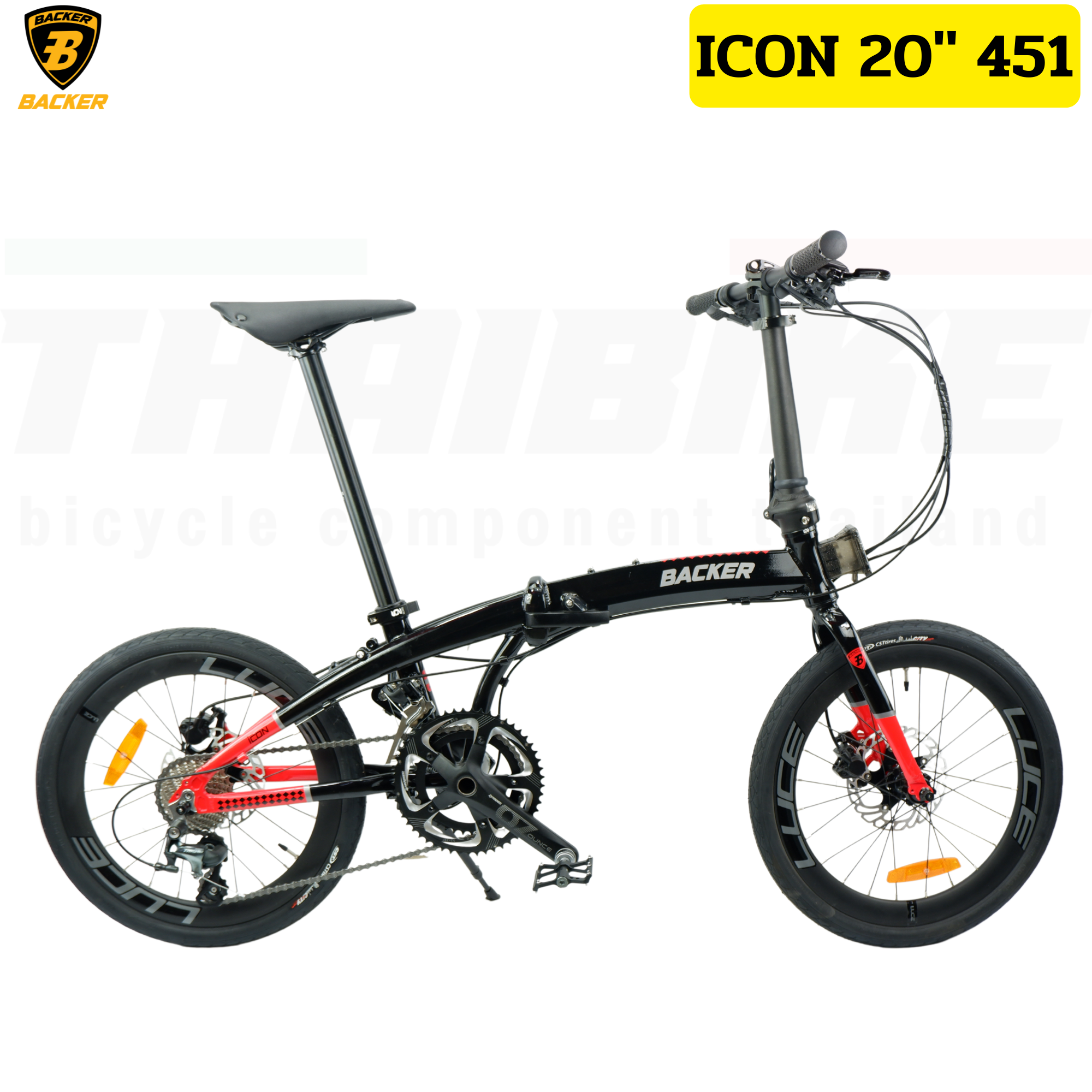 จักรยานพับได้ BACKER ICON 20 451 SHIMANO TIAGRA