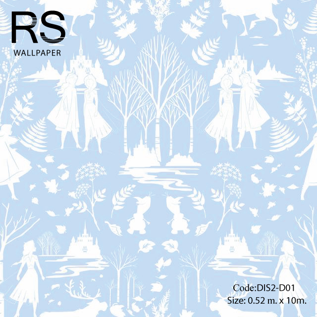 วอลเปเปอร์ลายการ์ตูนดิสนีย์ FROZEN2 DIS2-D01