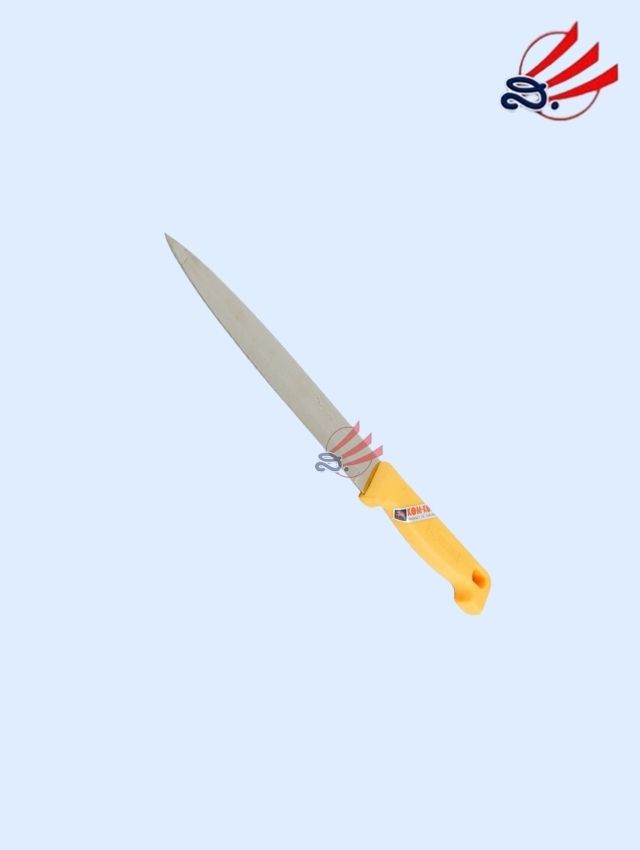 Kom Kom Knife มีดkomkom มีดแล่ปลายแหลมคมคม 198 ด้ามพลาสติก 8"