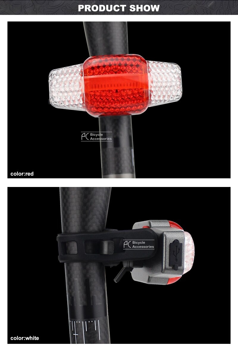 ไฟเลี้ยวไฟเบรคจักรยานแบบ AUTO ยี่ห้อ NQY รุ่น AQY-0101