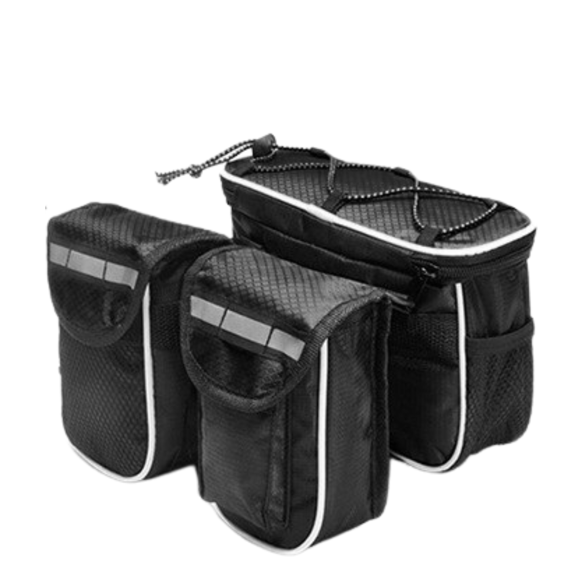 กระเป๋าพาดเฟรมหน้าจักรยานใบใหญ่ 2 ใบ กระเป๋าจักรยาน