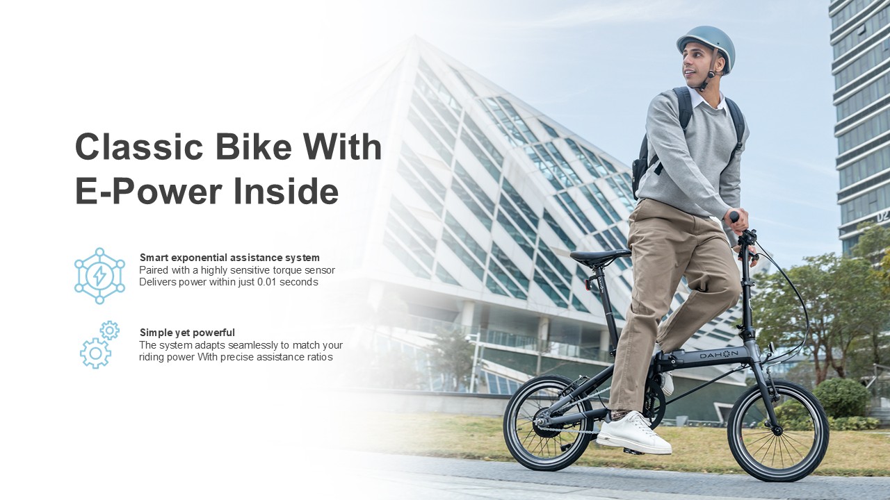 Dahon K-Feather จักรยานพับได้ไฟฟ้า E-Bike ล้อ 16" น้ำหนัก 12 กก. 250W 96Wh