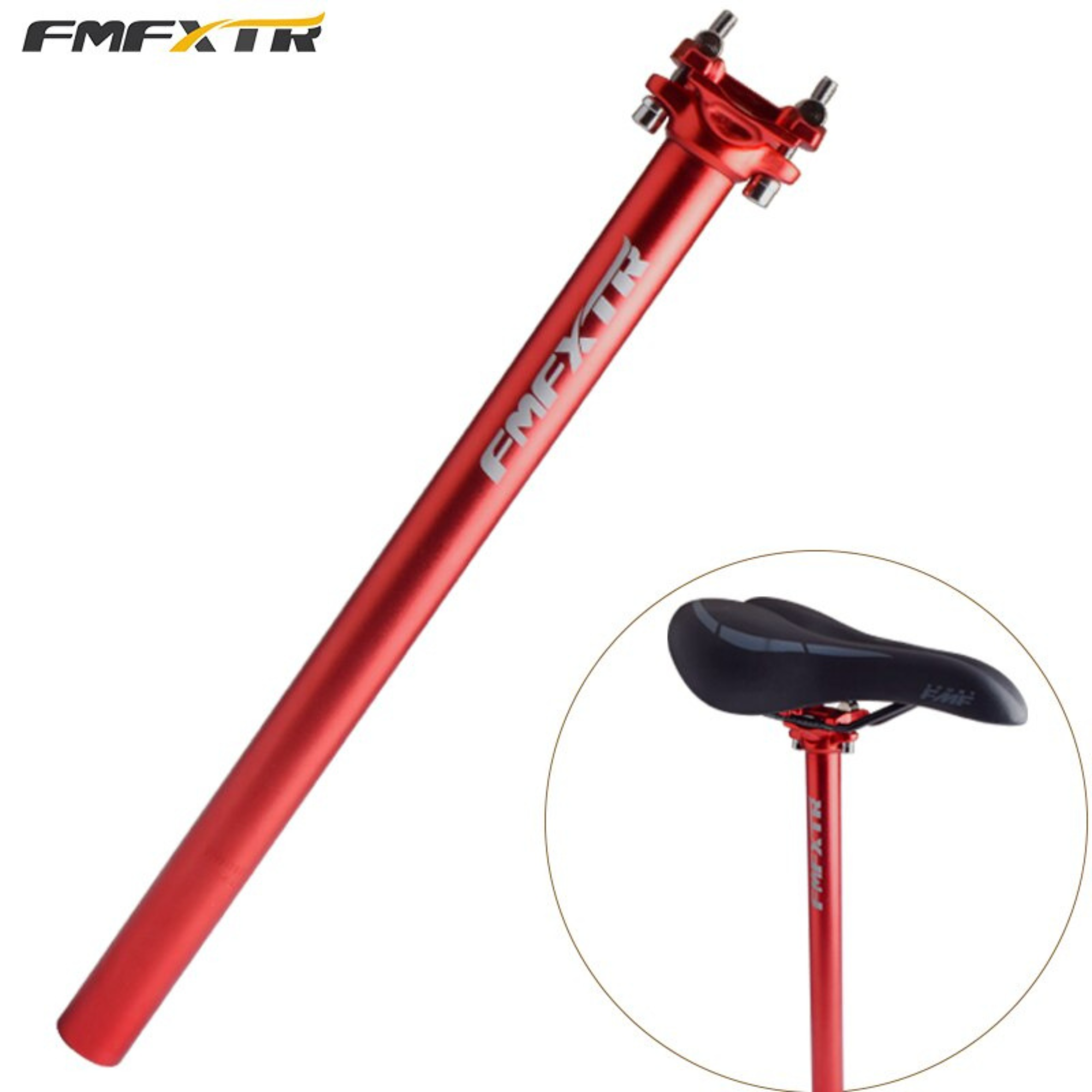 หลักอานจักรยานอลูมิเนียม FMFXR ยาว 27.2X400 31.6X400 30.9X400