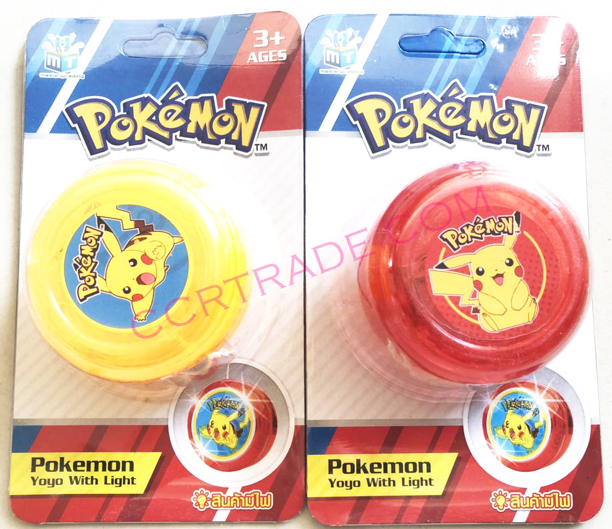 ลูกข่างโยโย่โปเกม่อน มีไฟแผง 16 ซม.(ลิขสิทธิ์แท้)