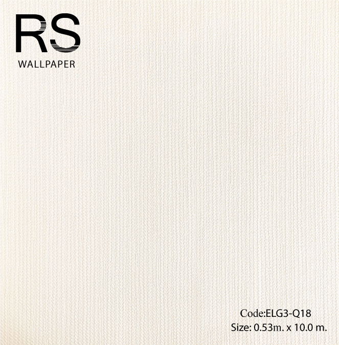 วอลเปเปอร์เทกเจอร์ลายกระสอบพื้นสีขาวครีม ELG3-Q18
