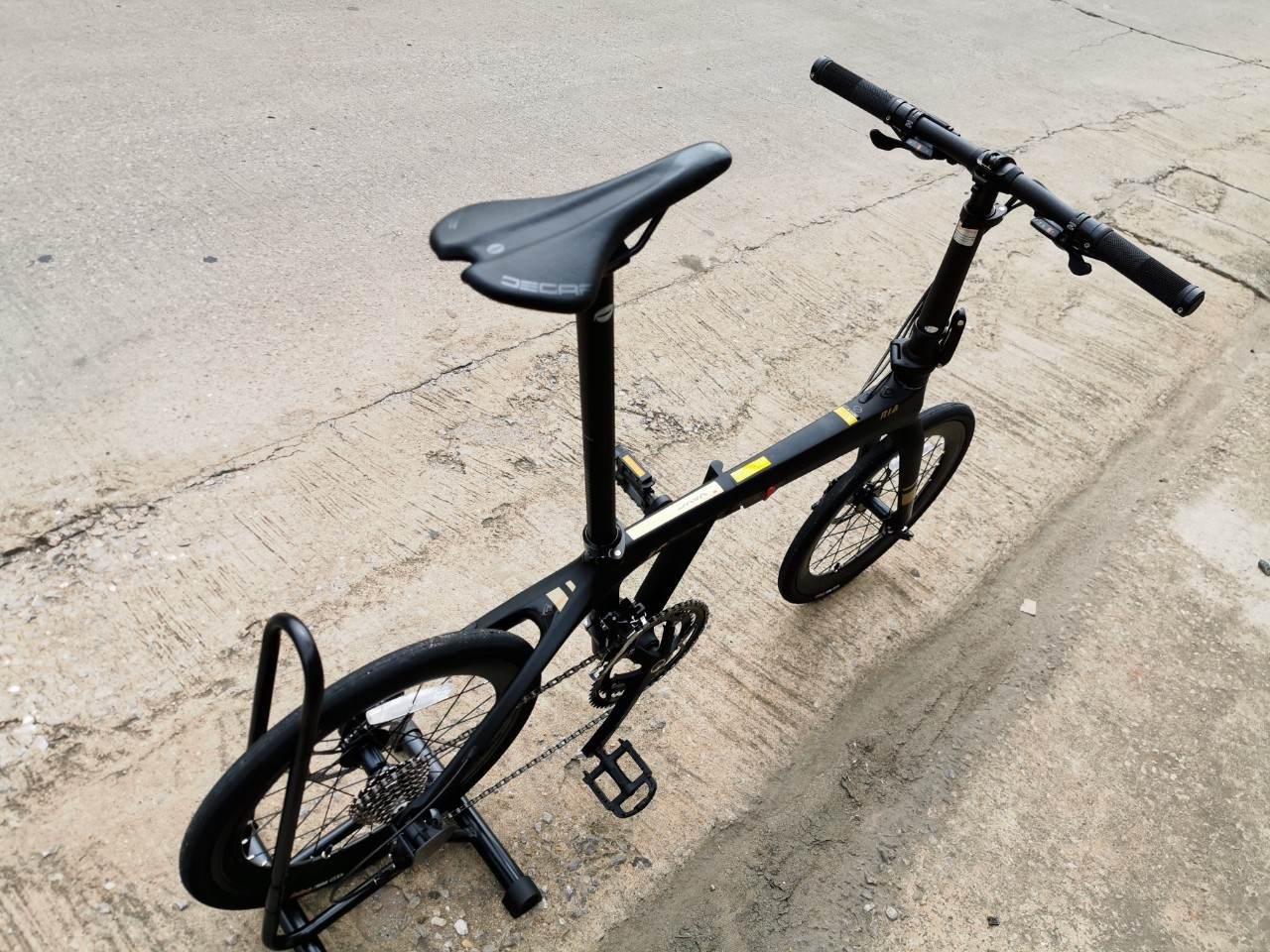 จักรยานพับได้คาร์บอนแท้ JAVA ARiA 18sp น้ำหนักเบา พับได้ Full Carbon FoldingBike