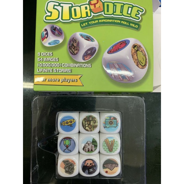 ลูกเต๋าเล่นนิทาน ไม่รู้จบ ของเล่นชิ้นนี้ฝึกจินตนาการได้ดีมากคะ พร้อมส่งจากไทย