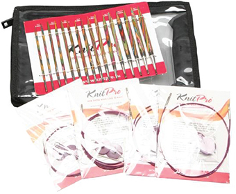 Deluxe Set by Knitpro(Symfonie Wood Needles) ชุดไม้นิตวงกลม