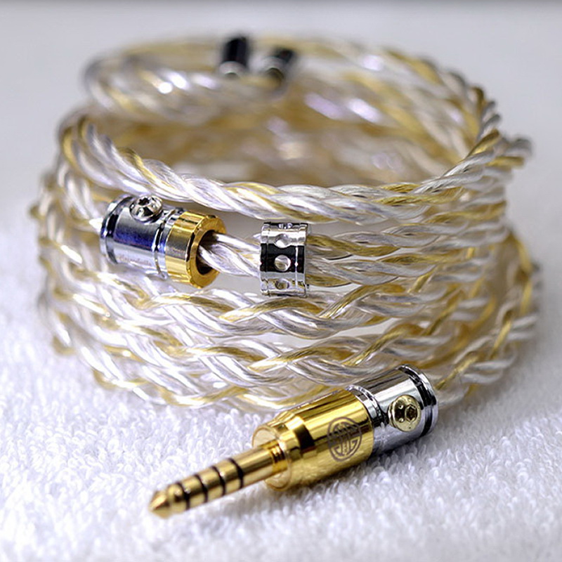 ขาย Hakugei Heimdallr สายอัพเกรดหูฟัง 6N silver ชุบทอง + 6N silver Litz