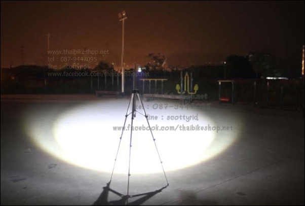 ไฟฉายแรงสูง ULTRAFIE FAST01 พร้อมขาจับไฟฉายติดจักรยาน แบบใช้ถ่านชาร์จ 2A ไฟจักรยาน ไฟเดินป่า