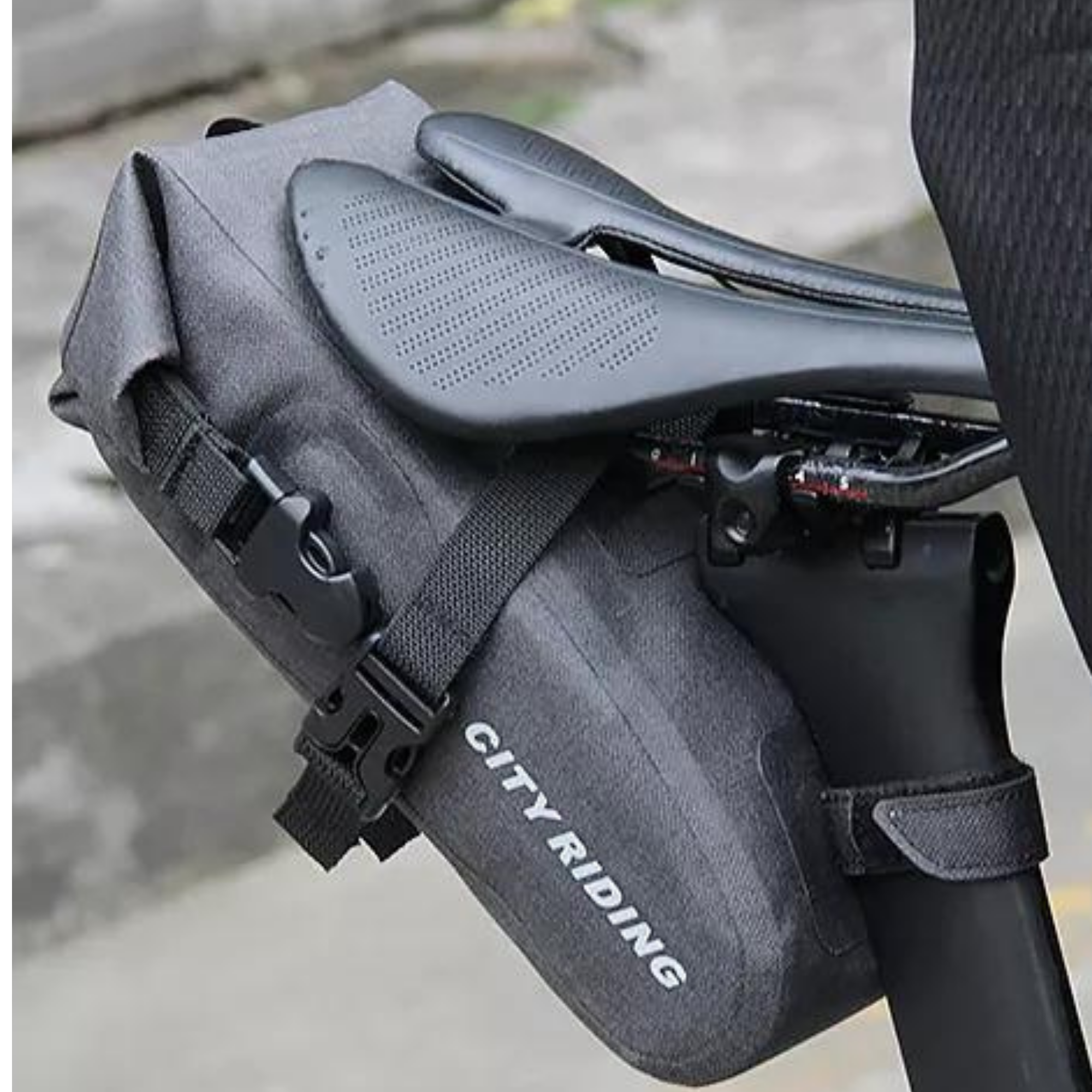 กระเป๋าใต้อานจักรยาน กันน้ำ ผ้าดี CITY RIDING