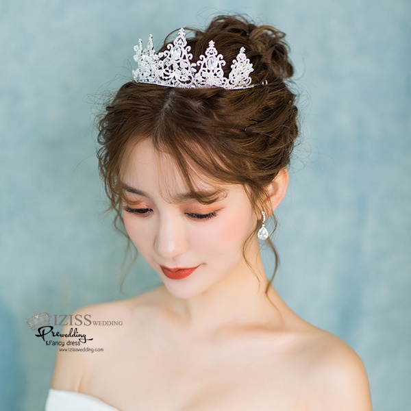 AC023 **พรีออเดอร์**ชุดเทียร่า มงกุฎเพชร ชุดเครื่องประดับเจ้าสาวสวยหรูดุจเจ้าหญิง