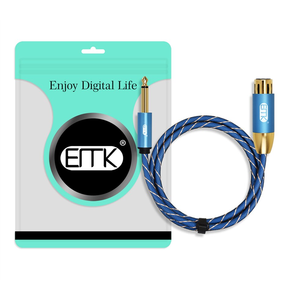 ขาย ERTK XLR TO 6.35mm สายลำโพง ไมโครโฟน XLR