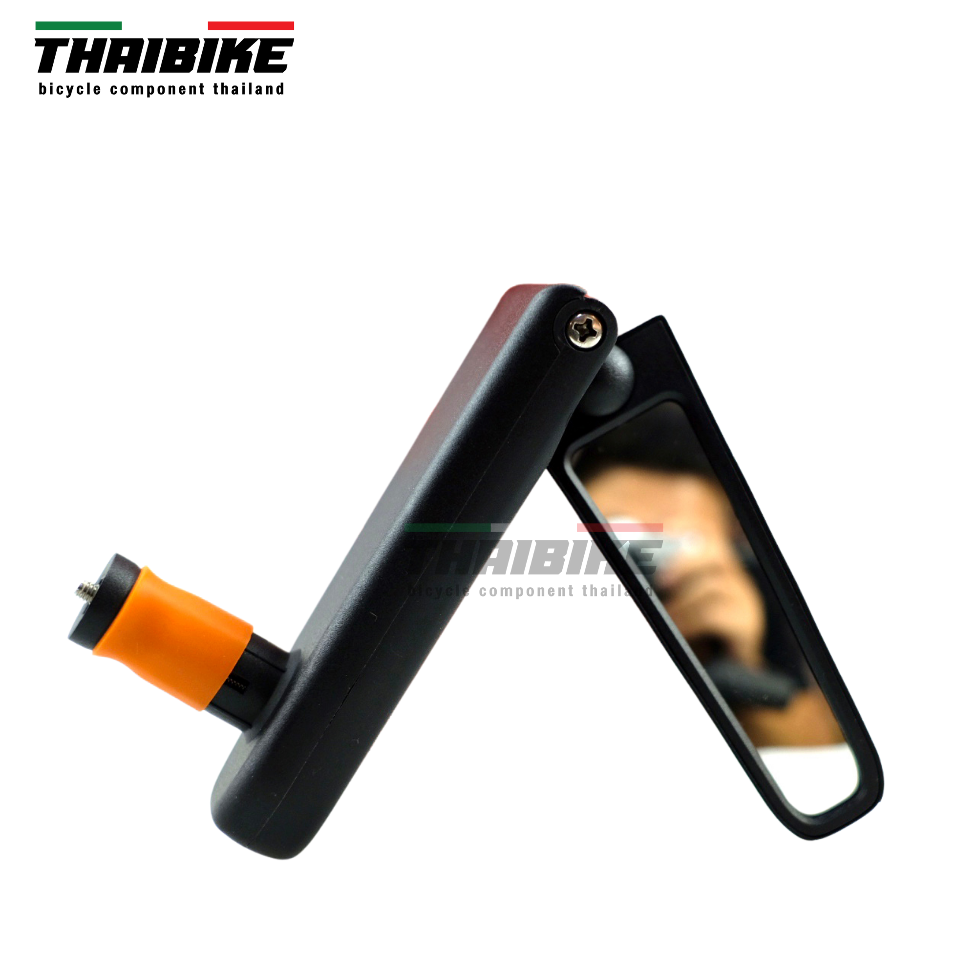 กระจกติดจักรยานแบบมีบาร์เอน 3D แบบพับหมุน 360 องศา ติดได้ทั้งซ้ายและขวา