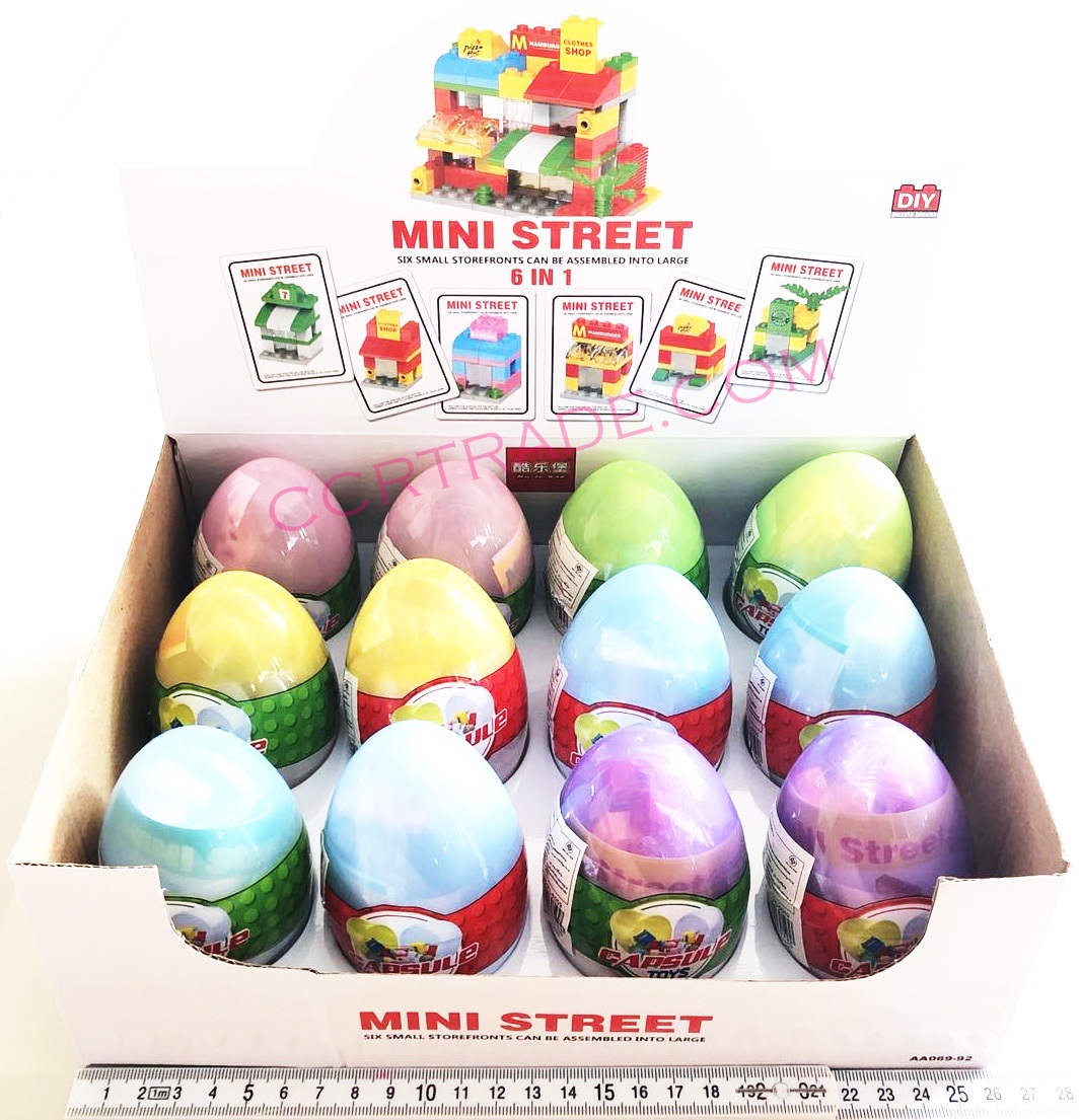ไข่เลโก้สีหวาน ร้านฟาสฟู๊ดกล่อง 26.5 ซม.