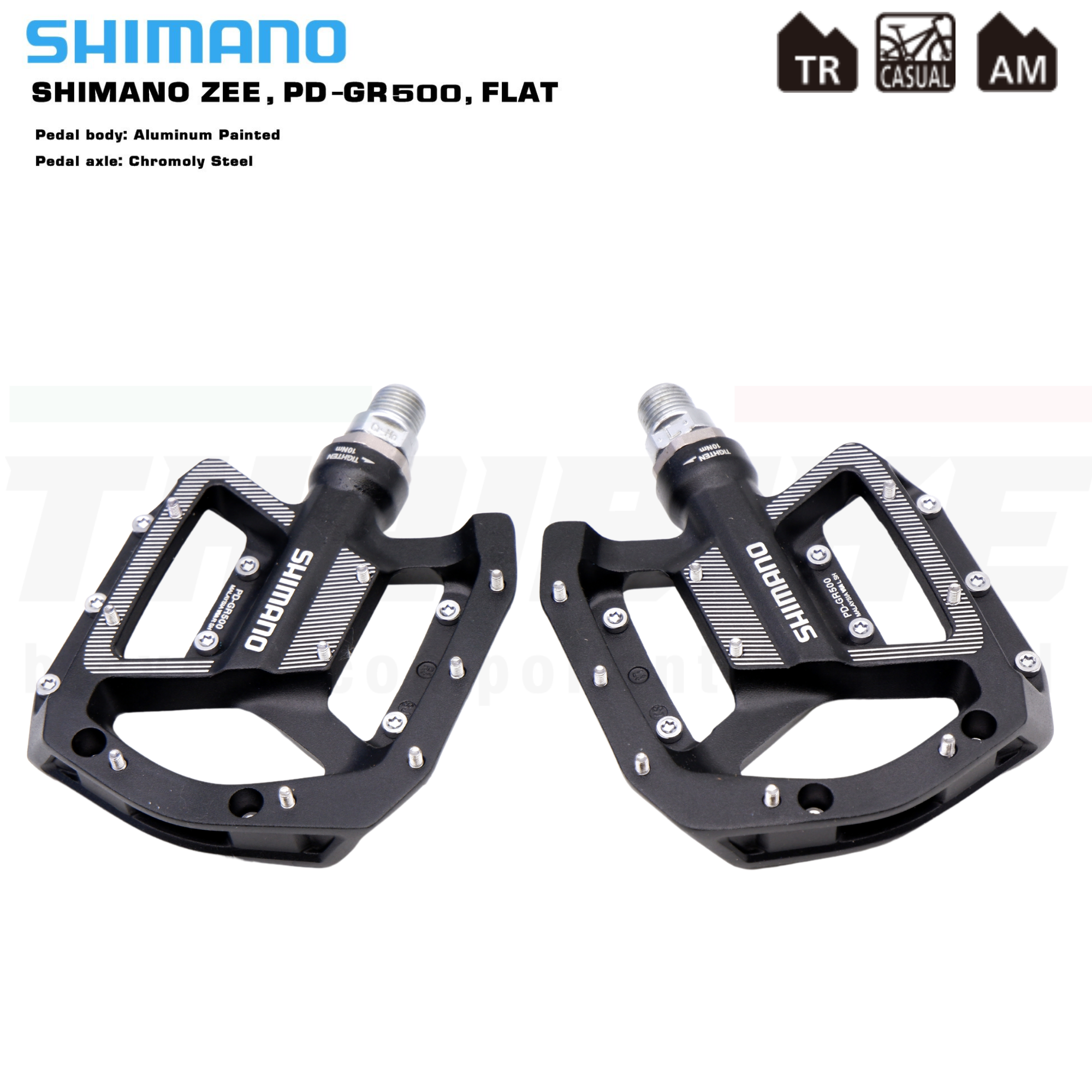 บันใดจักรยานชิมาโน่ SHIMANO ZEE PD-GR500 FLAT ประกันไทย