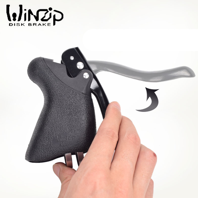 มือเบรคจักรยานอลูมิเนียม เสือหมอบ WINZIP