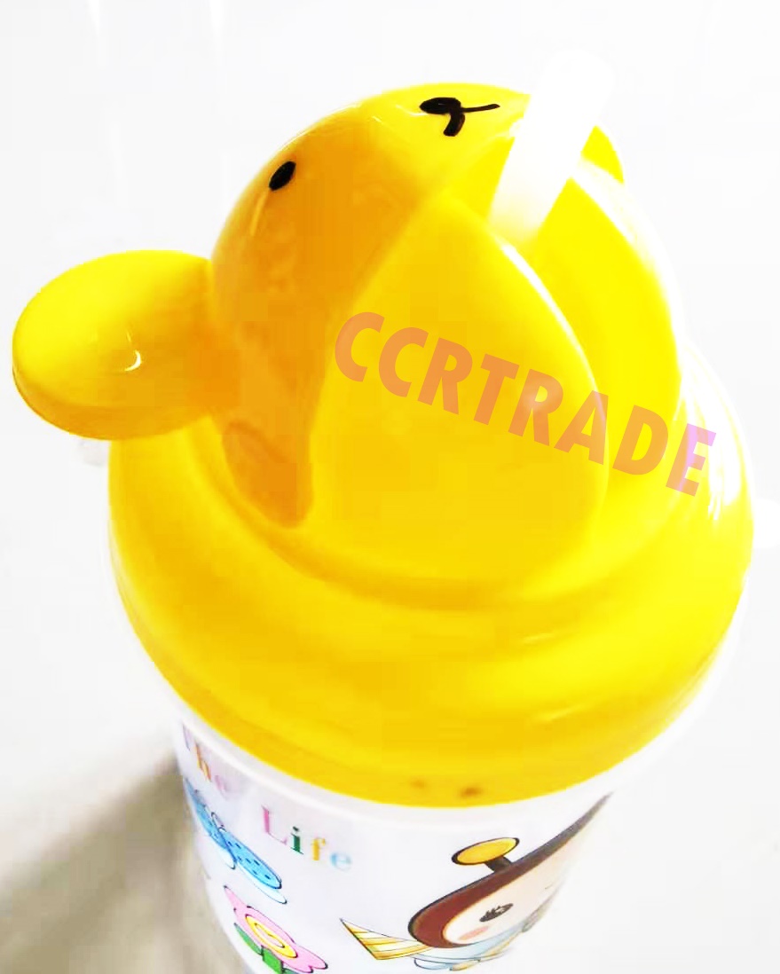 กระติกน้ำหัวการ์ตูน+สายสะพาย 7.5x15 ซม.