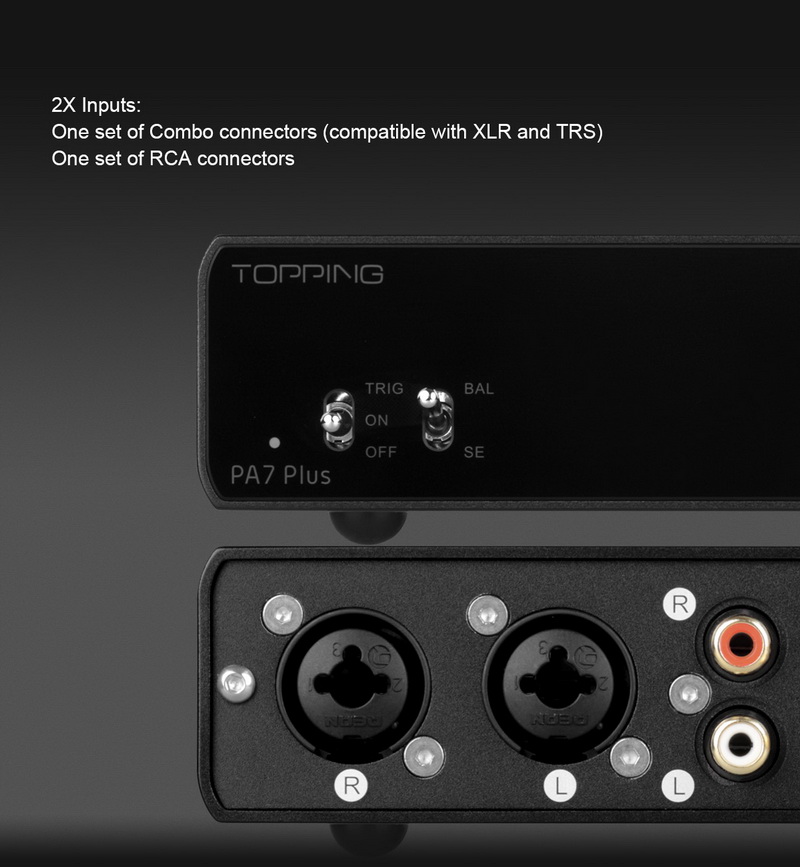 Topping PA7 Power Amplifier ตั้งโต๊ะ Class D ประสิทธิภาพสูง ประกันศูนย์ไทย