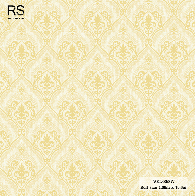 วอลเปเปอร์ ลายหลุยส์คลาสสิค VEL-B58W