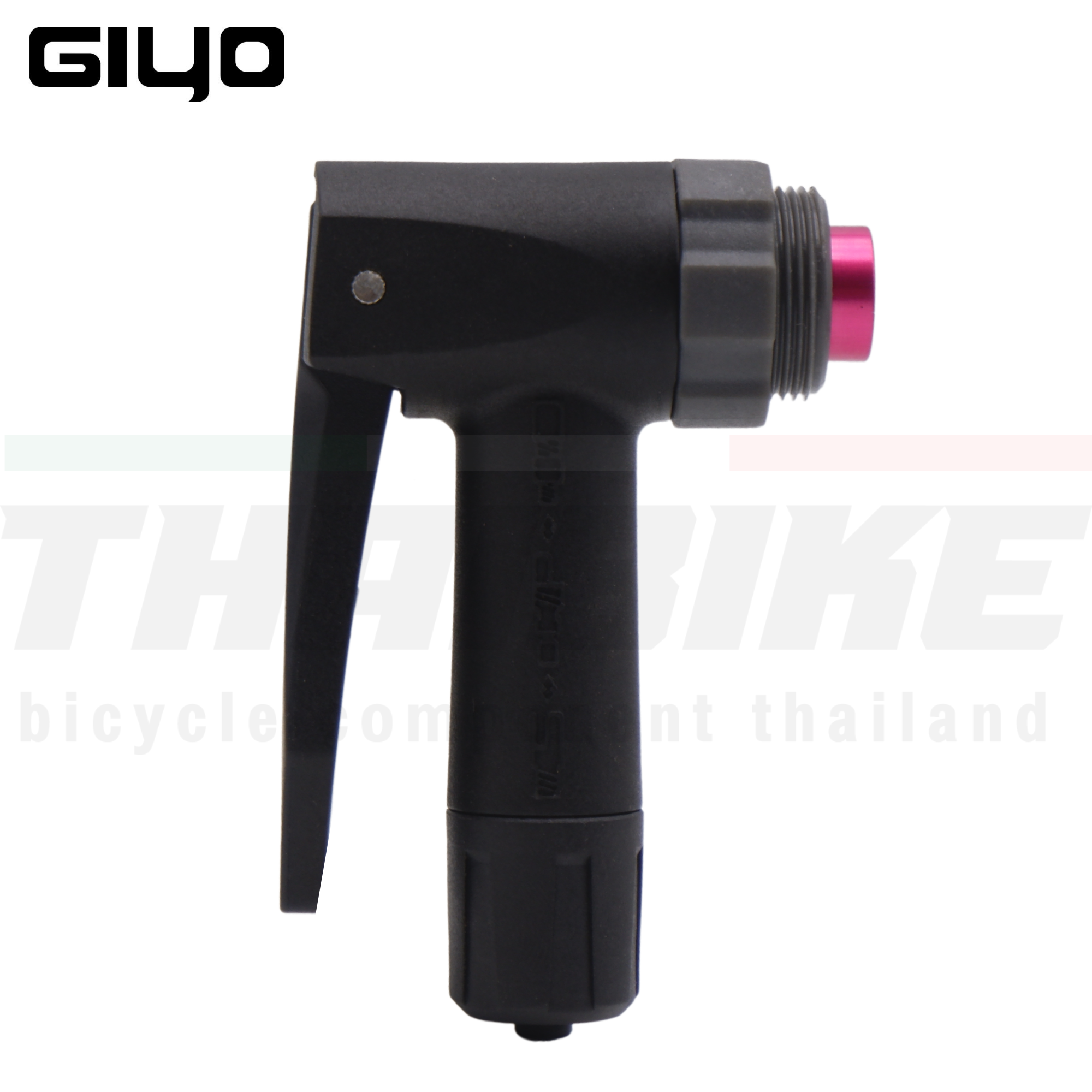 หัวสูบจักรยานพร้อมสายสูบ GIYO รองรับจุ๊บเล็ก และจุ๊บใหญ่