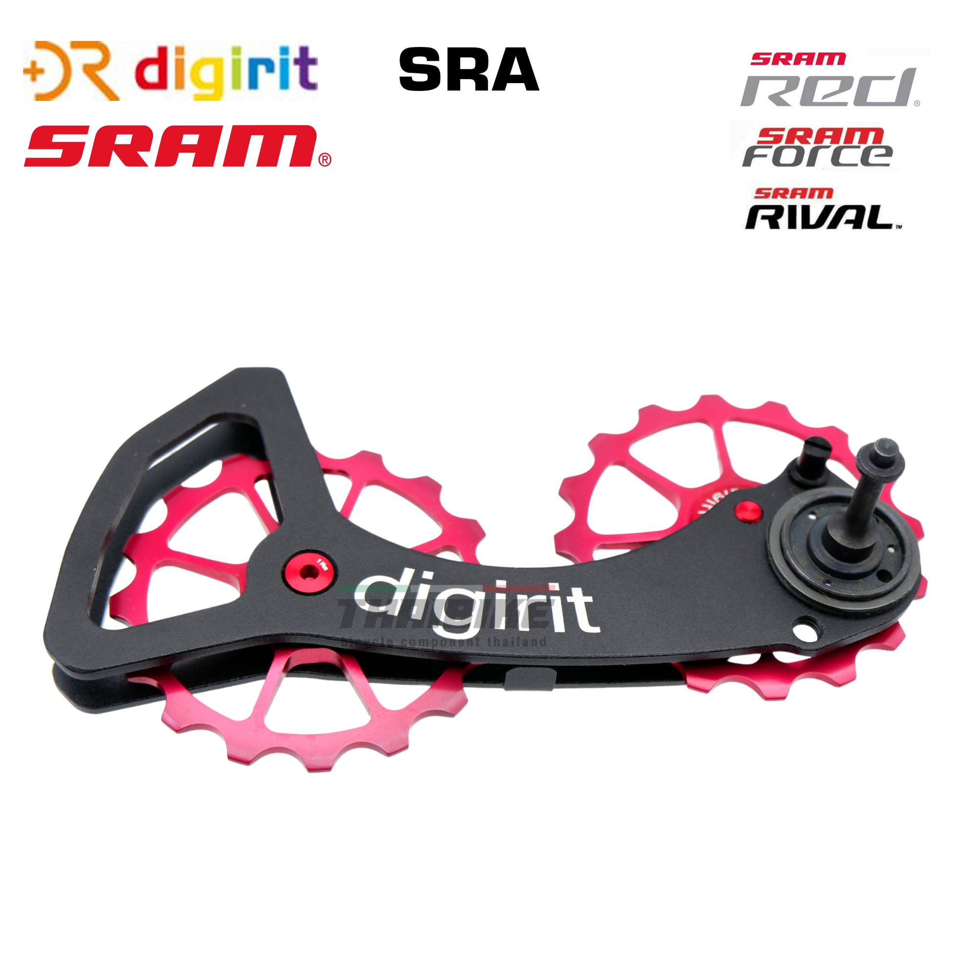 ขาแต่งตีนผีจักรยาน DIGIRIT SRA รองรับ SRAM RED FORCE RIVAL