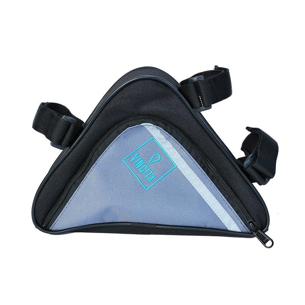 VINCITA B021 กระเป๋าใต้เฟรมสามเหลี่ยม Black